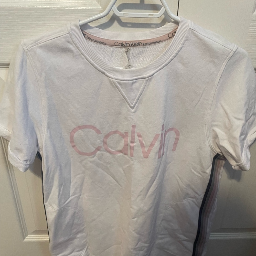 Calvin Klein Short Sleeve Sweater Dress